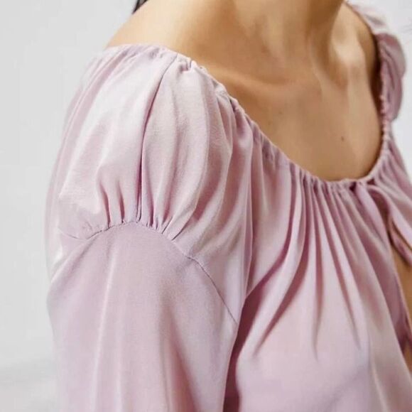 Rachel Comey silk lilac long sleeves blouse.‎ Sz 0 - Picture 4 of 11